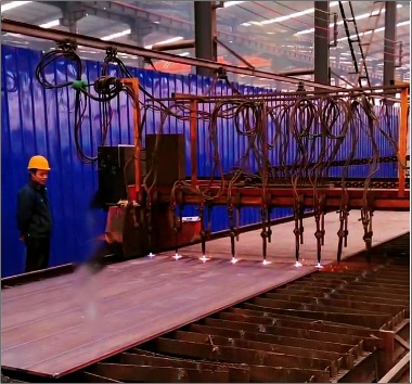 甘肃金昌钢结构车间数控等离子切割机